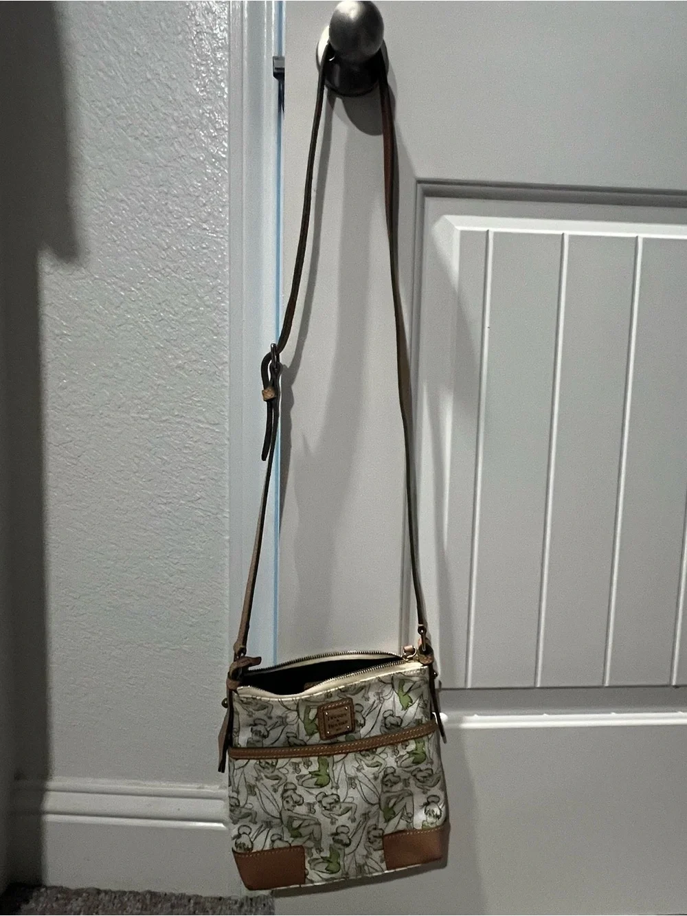 Dooney & Bourke Tinker Bell Crossbody Bag - White & Green